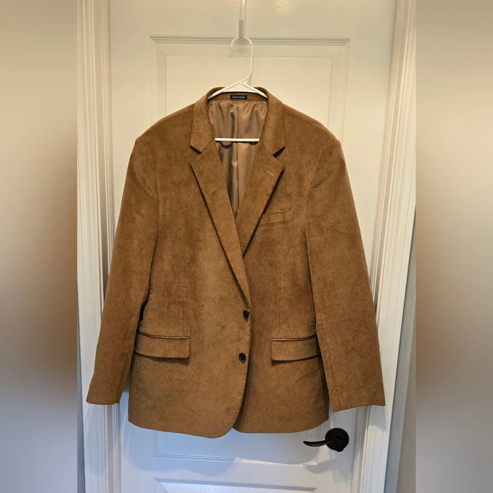 Courduroy Stafford Sport Coat in Wheat - Picture 4 of 9